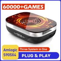 Super Console X4 Plus Retro Video Game Console For Sega Saturn/DC/Arcade/Naomi S905X4 4K TV 11 Box Game Player With 60000 Game