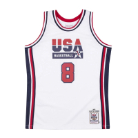 【NBA】M&amp;N Authentic球員版復古球衣 92 Dream Team #8 Scottie Pippen 白(AJY4AC19091-USAWHIT92SPI)