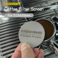 Coffee Puck Screen 51mm 53.5mm 58.5mm For Breville Sage Delonghi Reusable Filter Espresso Machine Tool Barista Maker Accessories