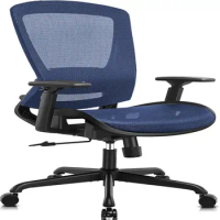 Mesh Office Chair,Ergonomic Computer Desk Chair,Sturdy Task Chair- Adjustable Lumbar Support &amp; Armrests