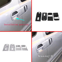 Car Sticker Cover Armrest Handrail Trim ABS Plastic External Door Bowl Frame For Hyundai Starex H-1 H1 2018 2019 2020 2021 2022