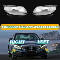Front Headlight head light lamp Lens Cover Shell Lampshade for Mercedes Benz W205 C180 C200 C260L C280 C300 2015-2018