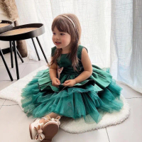 Váy Công Chúa, Màu Xanh Ngọc Lục Bảo, Dành Cho Bé Gái, Váy Tutu, Váy Sinh Nhật, Váy Dạ Hội Màu Xanh 