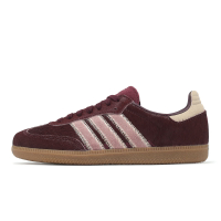 adidas 德訓鞋 Samba OG W 女鞋 酒紅 粉紅 復古 休閒鞋 馬毛鞋面 愛迪達 JP5330