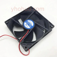 ฟานระบายความร้อนเซิร์ฟเวอร์ Tianxuan TX9225M12 DC 12V 0.20A ขนาด 90x90x25mm แบบ 2 สาย