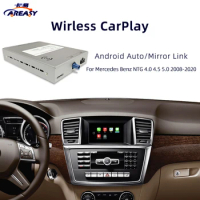 Wireless Carplay Android Auto System For Mercedes Benz NTG 4.0 4.5 5.0 2008-2020 w246 242 204 207 211 117 166 172 218 231 Class