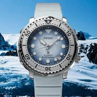 【SEIKO 精工】PROSPEX系列 愛海洋 冰島企鵝腳印 機械腕錶 SK044 母親節 禮物(SRPG59K1/4R35-04Z0H)