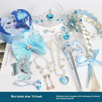 Aksesoris Set Tongkat Mahkota Frozen Set Mahkota Frozen Elsa Crown Elsa Frozen Mainan Tongkat Elsa