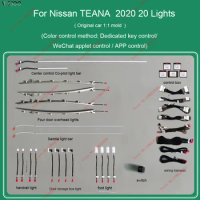 Car LED ambient light for Nissan TEANA 2018-2020 ambient light illuminated door light, atmosphere light, original installation