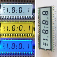 16PIN TN Positive 3-1/2 Digits Segment LCD Panel Static Drive White/Yellow Green/Blue Backlight Seven-segment Instrument LCD