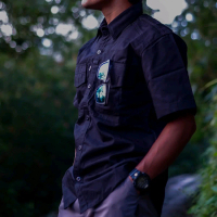 Kemeja M-TAC Tactical Lengan Pendek Model M-TAC dengan Bahan Ripstop Pe yang Halus dan Tidak Mudah B