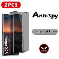 2pcs Privacy Screen Protector For Honor X9A Tempered Glass For Honor X9a 5g Anti Peeping Protective Film
