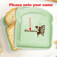 Customized Name Lunch Toast Sandwich Carrying Box Food boxes lunch boxes food storage boxes Ballet D