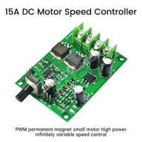 DC5-18V 15A Brushless DC Motor Driver Controller Board with Reverse Voltage Over Current Protection for Hard Drive Motor