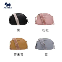 法國AGATHA粉彩寬帶斜背包