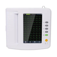 CONTEC ECG1212G 12 channel Portable ecg monitor electrocardiography machine ekg machines TOUCH USB software interpretation Print