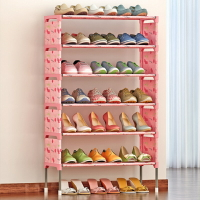索爾諾簡易多層鞋架 組裝防塵鞋柜簡約現代經濟型鐵藝收納架