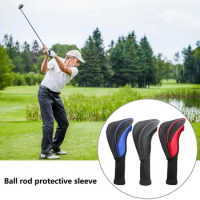 Golf Club Cover Headcover Tear Resistant Soft Lining Protect The Club Head Applied Cotton No. 1/3/5 Golf Putter Cover for Golf