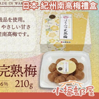 日本 WAKAYAMA 紀州南高梅禮盒 210g 鰹魚紫蘇梅 蜂蜜完熟梅 和歌山縣 國產梅子【小福部屋】