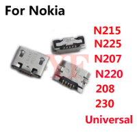 10PCS For Nokia N215 N225 N207 208 N220 230 Universal Micro USB Charging Connector Charge Port Socket Dock Jack