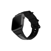 【UAG】Apple Watch 42/44/45/46/49mm Nato尼龍錶帶-極黑(手錶帶)
