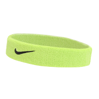 Nike 頭帶 Swoosh Headband 螢光綠 黑 吸濕 快乾 毛巾布 運動 休閒 NNN0771-0OS