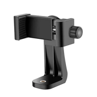 Tripod Mount Universal 360 Degree Mobile Phone Clip Compatible With 1/4 Screw Cellphone Holder Desk Tripod Adapter For All Phone