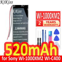 520mAh KiKiss Powerful Battery 561150 for Sony WI-1000XM2 WI-C400 Bluetooth Headset