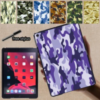 Tablet Shell for Apple IPad Air 1 2 3 4 5/Ipad 2 3 4/iPad 5th/6th/7th/8th/9th /Mini 1 2 3 4 5/Pro 11/10.5/9.7 Camouflage Print