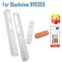 New Blackview BV9300 Housing Front shell Sidebar Metal Frame Middle Cases Volume Custom Button Parts For Blackview BV9300 Phone