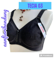 FIORI Bra TECIA Ver 03 BLACK | Bra Daily Tanpa Kawat Tanpa Busa | Full Cup Kait 2