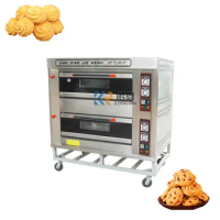 Commercial Electric Roast Chicken Oven 2 Deck 4 Trays Price Gas Roast Duck Steak Grilled Wings Baking Oven for Restaurant