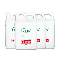 【Green 綠的】抗菌潔手乳加侖桶3800mlX4桶(洗手乳)