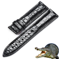 Genuine Alligator Watch Strap for IWC 18mm 20mm 21mm 22mm 24mm watchband mens watch band crocodile skin leather bracelet belts