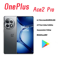 New OnePlus Ace2 Pro ace 5G Cell Phone Snapdragon8+ Gen 2 6.7inch 3D AMOLED 5000mAh 150W Supervooc Charge 50MP Triple Camera NFC