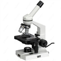 Monocular Biological Microscope--AmScope Supplies Monocular Biological Microscope 40X-2500X