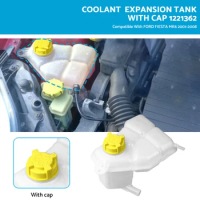 Coolant Expansion Header Tank Bottle &amp; Cap 1221362 For Ford Fiesta Mk6 2001-2008