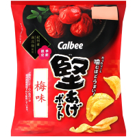 Calbee卡樂比 堅脆洋芋片-梅味 (60g)