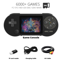 Hot DATA FROG SF2000 Portable Handheld Game Console 3 Inch IPS R Game Consoles Built-In 6000 Games R