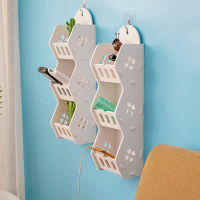 [Tiktok] [จัดส่งทันที] Wall shelf bathroom rack wall storage rack bathroom rack wall shelf Universal