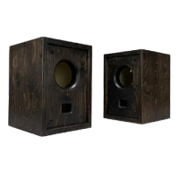 Craftsmen Customized One Pair 6 Inch Full-Range Minima Opend Baffle Acoustic Empty Birch Plywood Speaker Cabinet Box HIFI DIY
