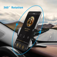 Car Phone Holder Universal Dashboard Easy Clip Mount GPS Display Bracket Mobile Phone Support For iPhone Samsung Xiaomi amabilis