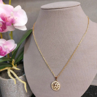 KALUNG TITANIUM LOVE PERMATA K14