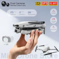 F10 RC 4K/6K HD Helicopters Gift GPS Drone VR Smart Follow Me Aerial Photography Folding Quadcopter With Dual Camera Free Return