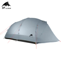 3F UL GEAR tents outdoor camping Ultralight 4 Person 3/4 Season waterproof large family tent