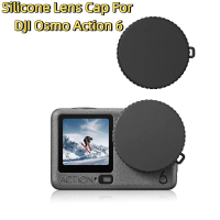 Silicone Lens Cap For DJI Osmo Action 6, Camera Lens Cap Cover Dustproof Camera Lens Protective Cove