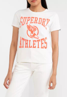 Superdry Varsity Flocked Fitted Tee