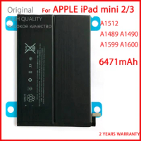 100% Genuine A1512 New Battery For iPad Mini 2 3 Mini2 Mini3 A1489 A1490 A1491 A1599 6471mAh Replacement Tablet Batteries