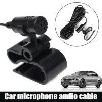 Car Microphone Speaker Audio Adapter Cable Connector Stereo Radio Interface Car Accessories 2.5MM For Pioneer DNX-9960