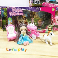 PGTOYS Mainan Anak Perempuan Boneka BJD Doll Lucu Cantik Cute ROYAL PRINCESS dan MINI SCOOTER ROYAL 